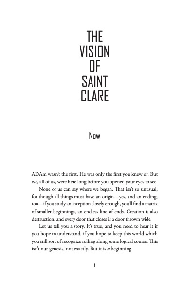 Sample pages of The Ended World, a novel by Libbie Grant